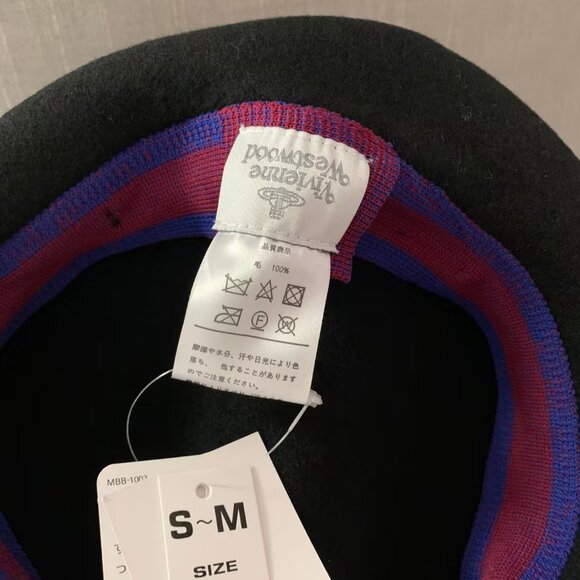 Vivienne Westwood Wool Beret Hat - Picture 7 of 7